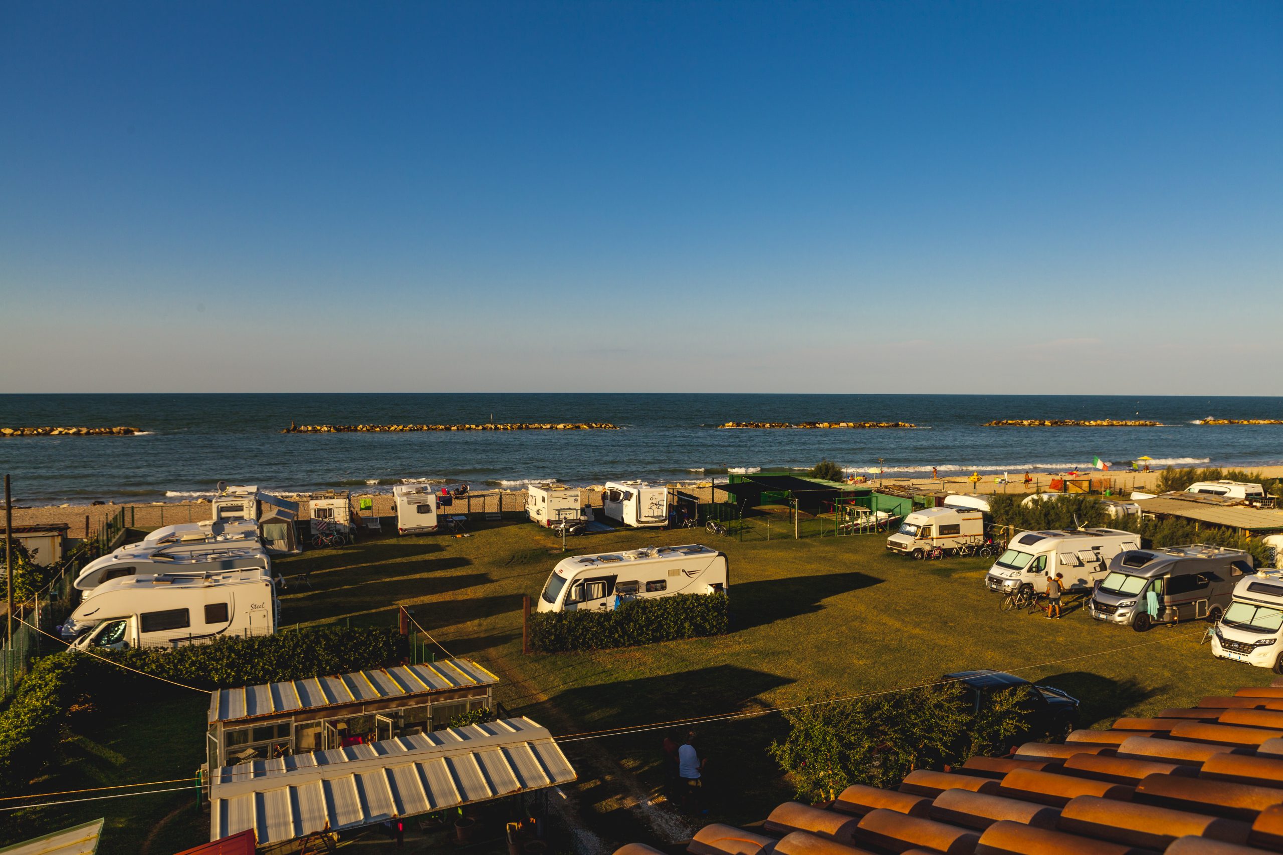 area sosta camper Fano